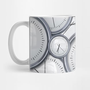 Silver Clocks Passing Time #2 Mug